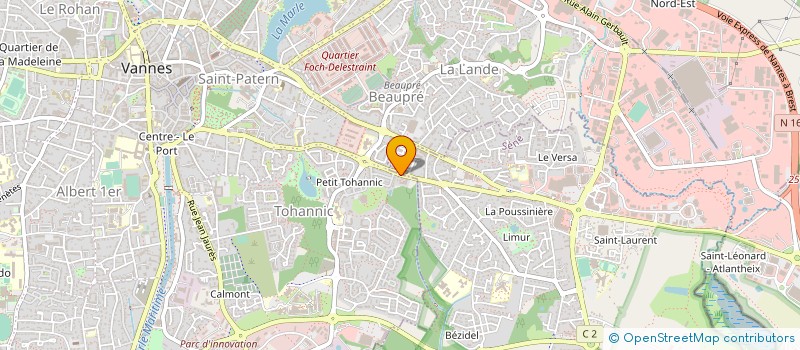 localisation de l'entreprise MADAME VALERIE PIVAUT à VANNES