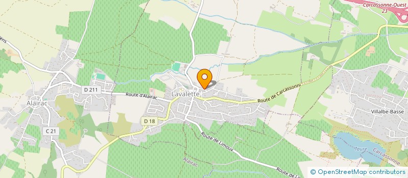 localisation de l'entreprise MADAME VALERIE PLANQUES MAZALEYRAT  LAVALETTE