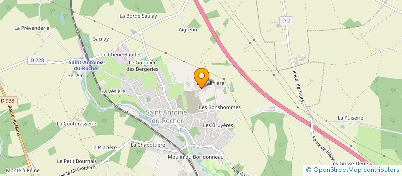 localisation de l'entreprise MADAME VALERIE PLANTIN  SAINT-ANTOINE-DU-ROCHER