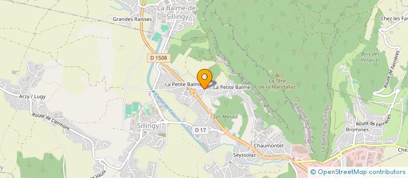 localisation de l'entreprise MADAME VALERIE PLASSIARD  TRESSERVE