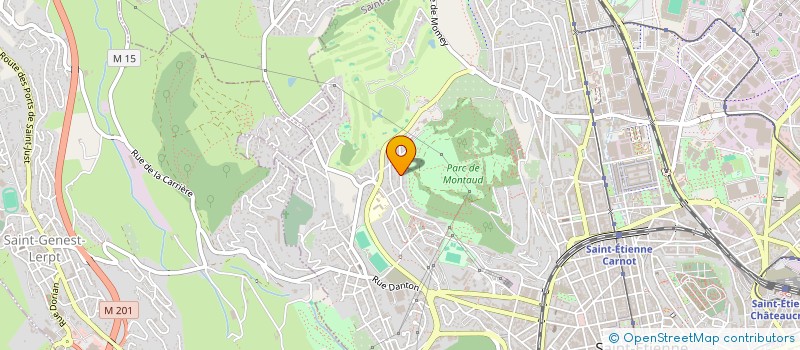 localisation de l'entreprise MADAME VALERIE PODIGORA  SAINT-ETIENNE