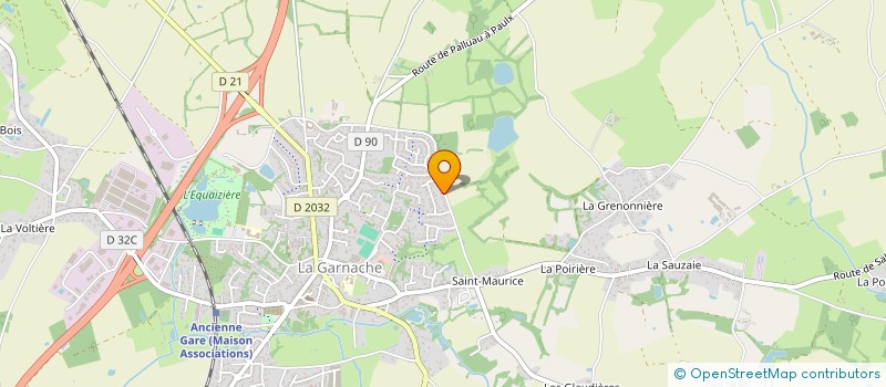 localisation de l'entreprise MADAME VALERIE POIRAUD  BOIS-DE-CENE