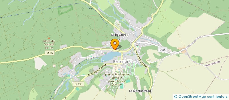 localisation de l'entreprise MADAME VALERIE POIRET  PIERREFONDS