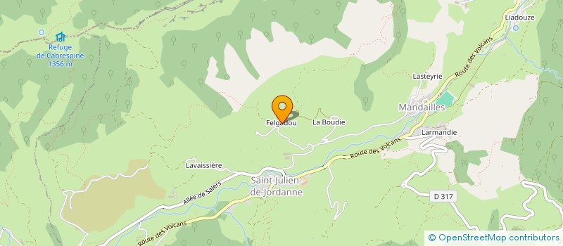localisation de l'entreprise MADAME VALERIE POIRIER à MANDAILLES-SAINT-JULIEN