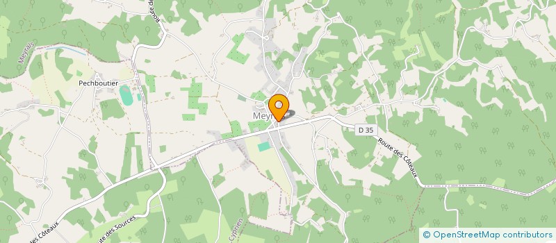 localisation de l'entreprise MADAME VALERIE POLEYN  MEYRALS