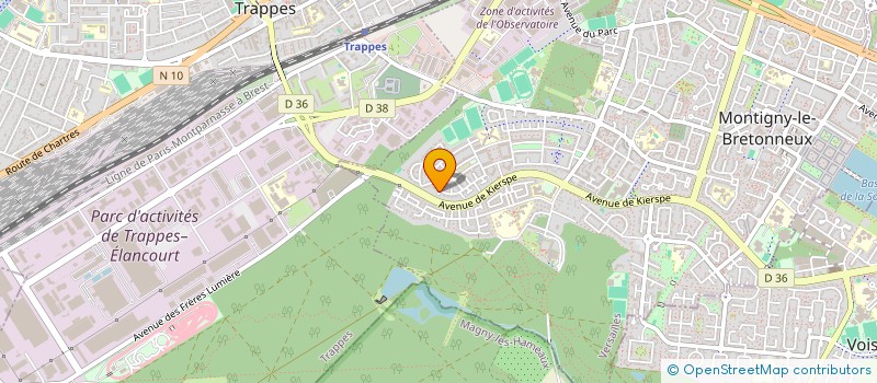 localisation de l'entreprise MADAME VALERIE POLLART  MONTIGNY-LE-BRETONNEUX