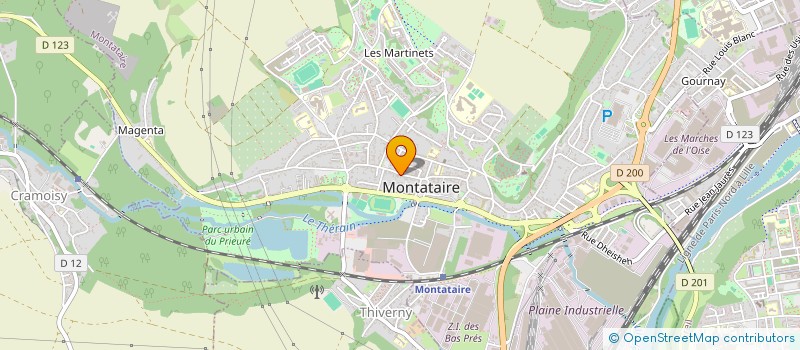 localisation de l'entreprise MADAME VALERIE POLLET à MONTATAIRE