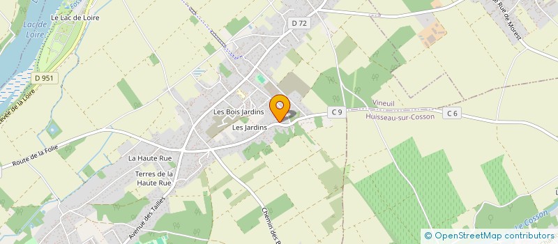 localisation de l'entreprise MADAME VALERIE POLLET  VINEUIL