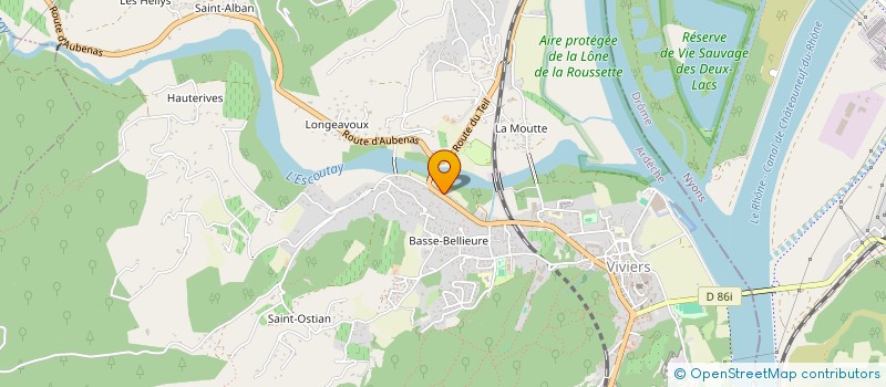 localisation de l'entreprise MADAME VALERIE POMARES  VIVIERS