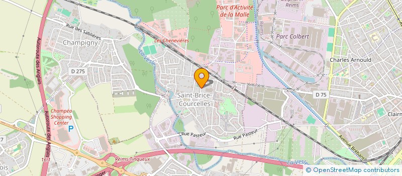 localisation de l'entreprise MADAME VALERIE PONSIN  SAINT-BRICE-COURCELLES