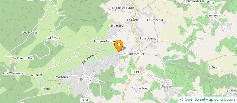 localisation de l'entreprise MADAME VALERIE PONZONI  SAINT-APPOLINARD