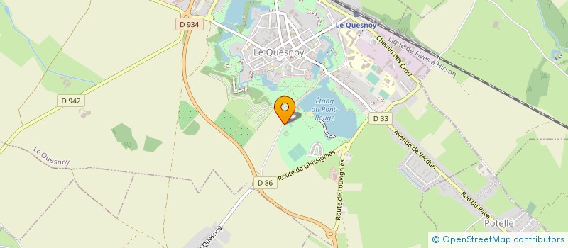 localisation de l'entreprise MADAME VALERIE PORTIER  LE QUESNOY