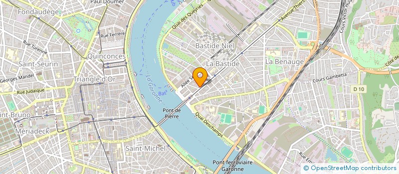 localisation de l'entreprise MADAME VALERIE POTIRON à BORDEAUX