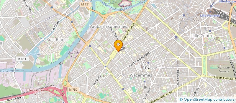 localisation de l'entreprise MADAME VALERIE POTTIER à LILLE