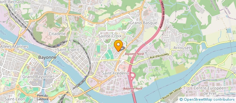 localisation de l'entreprise MADAME VALERIE POUGET  BAYONNE