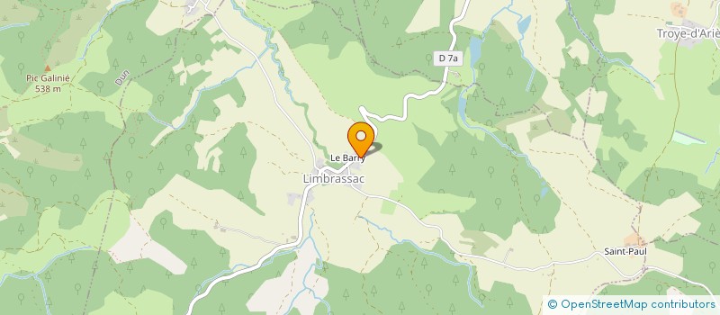 localisation de l'entreprise MADAME VALERIE POUJOL  MARSAC-SUR-L'ISLE