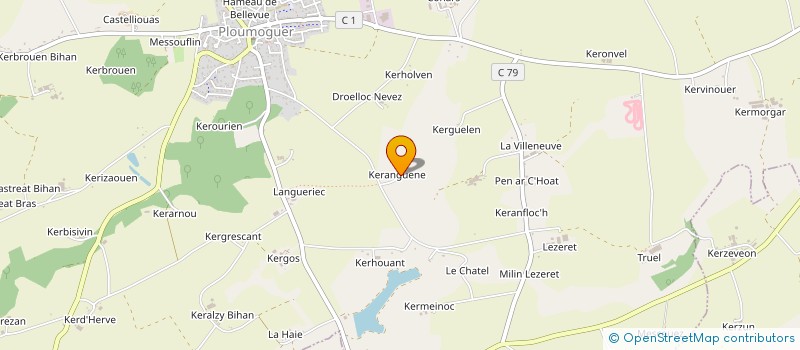 localisation de l'entreprise MADAME VALERIE POULLAOUEC  PLOUGONVELIN