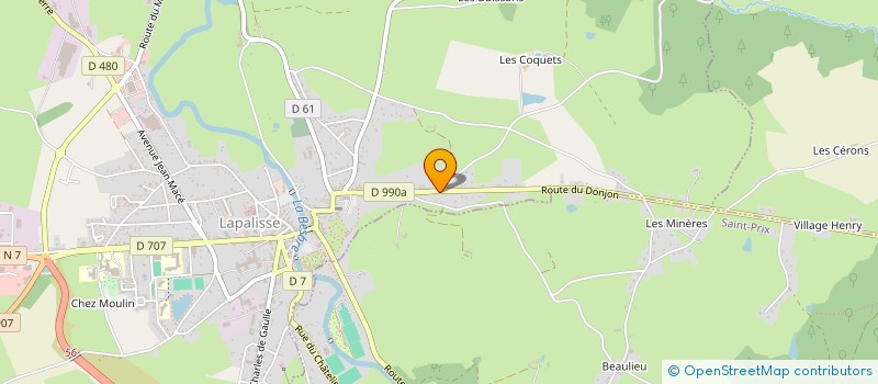 localisation de l'entreprise MADAME VALERIE POUTAS à LAPALISSE