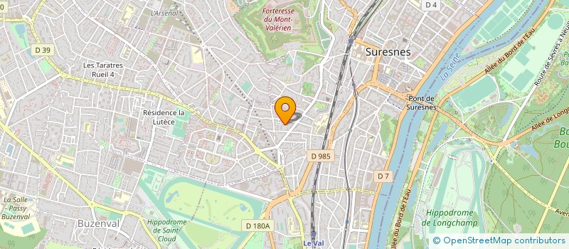 localisation de l'entreprise MADAME VALERIE POUZET à SURESNES