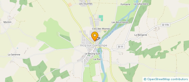 localisation de l'entreprise MADAME VALERIE PRECHONNET  VICQ-SUR-GARTEMPE