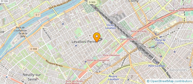 localisation de l'entreprise MADAME VALERIE PREDEN à LEVALLOIS-PERRET