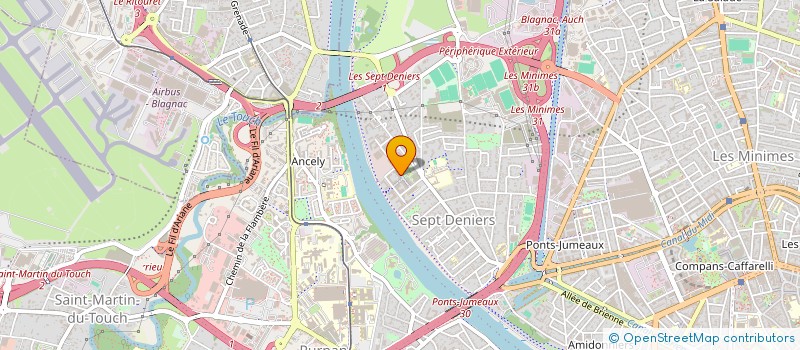 localisation de l'entreprise MADAME VALERIE PROVENDIER  TOULOUSE