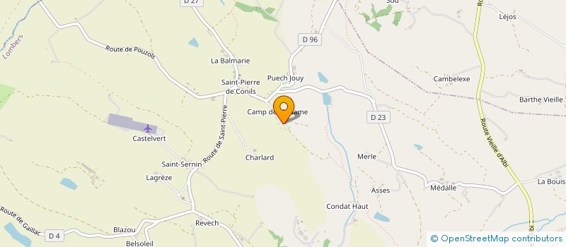 localisation de l'entreprise MADAME VALERIE PUECH  GRAULHET