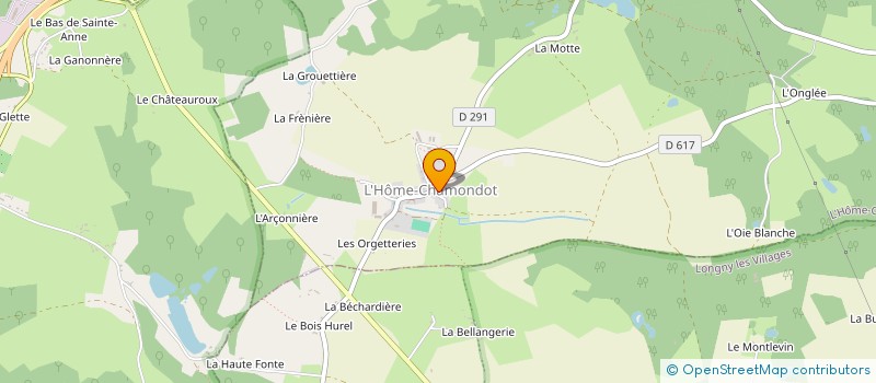 localisation de l'entreprise MADAME VALERIE PUISARNAUD à L'HOME-CHAMONDOT