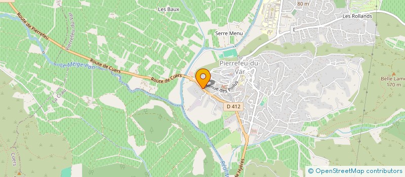 localisation de l'entreprise MADAME VALERIE PUXEDDU  PIERREFEU-DU-VAR