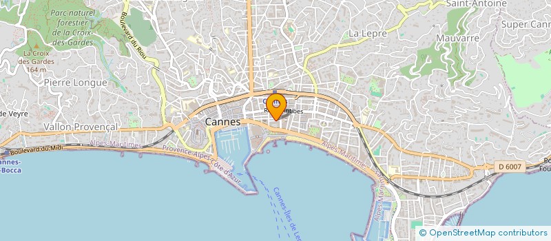 localisation de l'entreprise MADAME VALERIE PY à CANNES