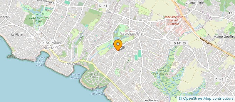 localisation de l'entreprise MADAME VALERIE QUIGNON  VAUX-SUR-MER