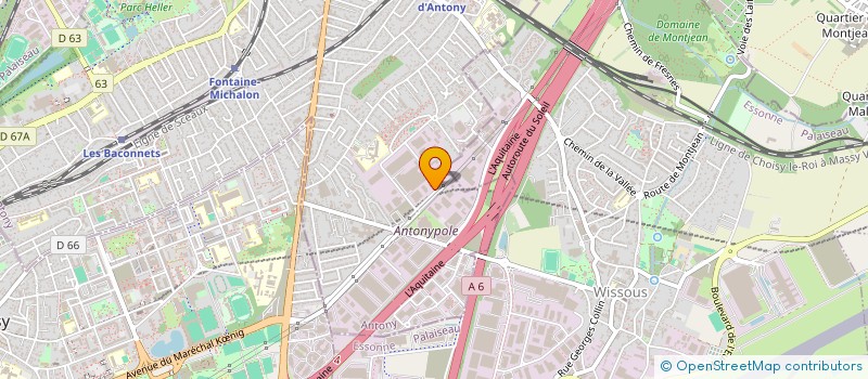 localisation de l'entreprise MADAME VALERIE QUILLET à ANTONY