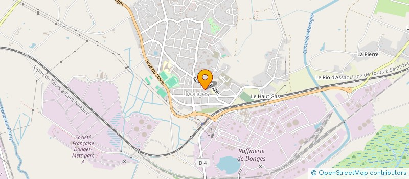 localisation de l'entreprise MADAME VALERIE QUIVIGER  DONGES