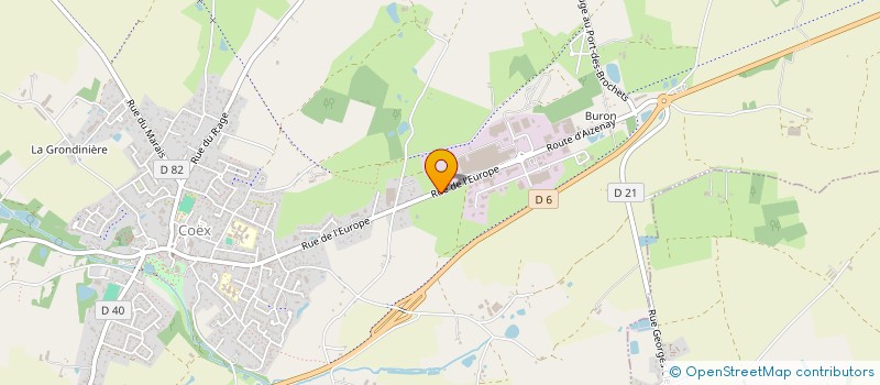 localisation de l'entreprise MADAME VALERIE RABILLER  COEX