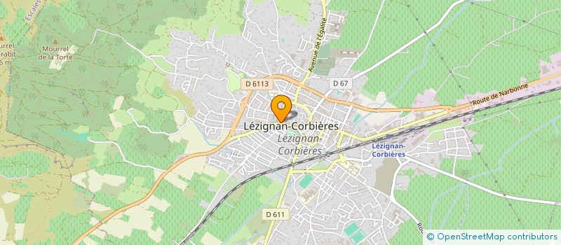 localisation de l'entreprise MADAME VALERIE RACANELLI  LEZIGNAN-CORBIERES