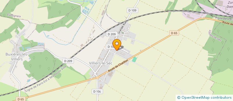 localisation de l'entreprise MADAME VALERIE RACLOT à VILLIERS-LE-SEC