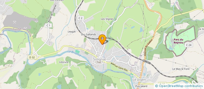 localisation de l'entreprise MADAME VALERIE RAGOT à SOLIGNAC