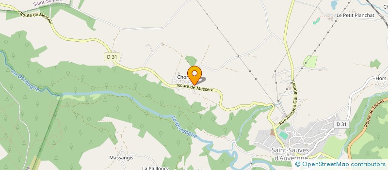 localisation de l'entreprise MADAME VALERIE RAMADE  SAINT-SAUVES-D AUVERGNE