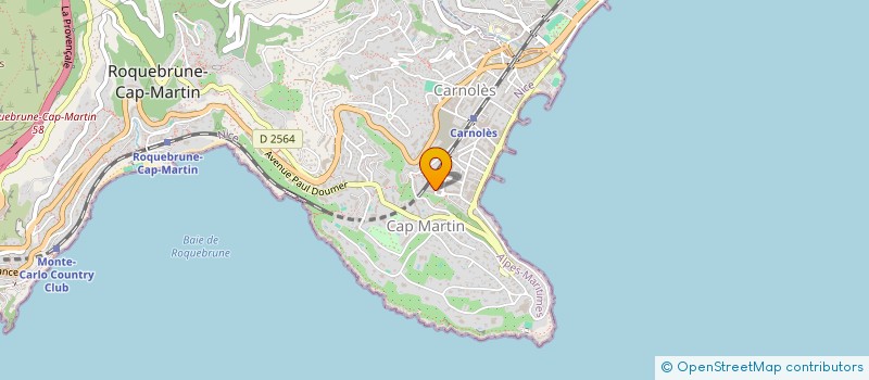 localisation de l'entreprise MADAME VALERIE RAMBAUD à ROQUEBRUNE-CAP-MARTIN