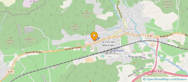 localisation de l'entreprise MADAME VALERIE RAMONE  CARNOULES