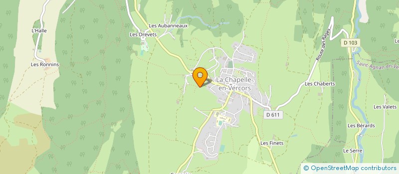 localisation de l'entreprise MADAME VALERIE RANCE à SAINT-MARTIN-EN-VERCORS