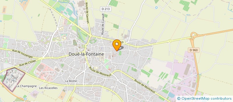 localisation de l'entreprise MADAME VALERIE RANGEARD  DOUE-EN-ANJOU