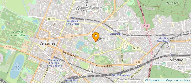 localisation de l'entreprise MADAME VALERIE RANSON à VERSAILLES