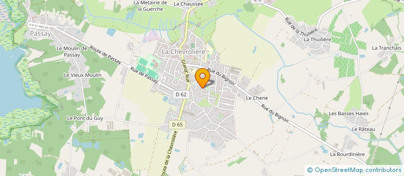 localisation de l'entreprise MADAME VALERIE RAUD  LA CHEVROLIERE