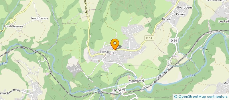 localisation de l'entreprise MADAME VALERIE RAYMONDE ALONSO  LOVAGNY