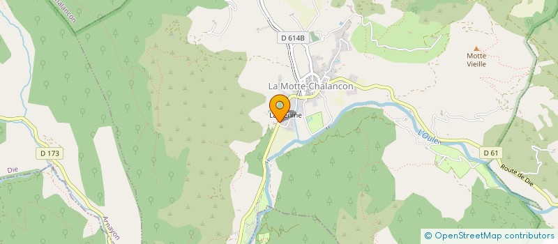 localisation de l'entreprise MADAME VALERIE REAU  LA MOTTE-CHALANCON