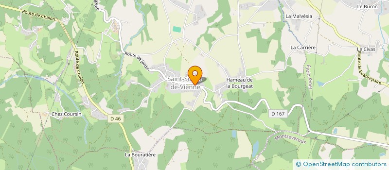 localisation de l'entreprise MADAME VALERIE REBOUL à SAINT-SORLIN-DE-VIENNE