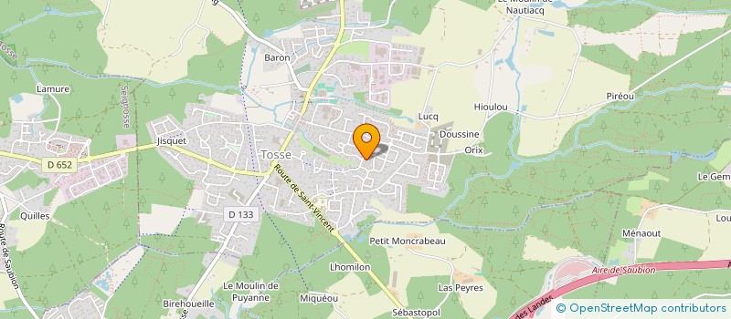 localisation de l'entreprise MADAME VALERIE RECURT  TOSSE