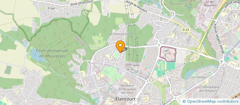 localisation de l'entreprise MADAME VALERIE REMOND  ELANCOURT