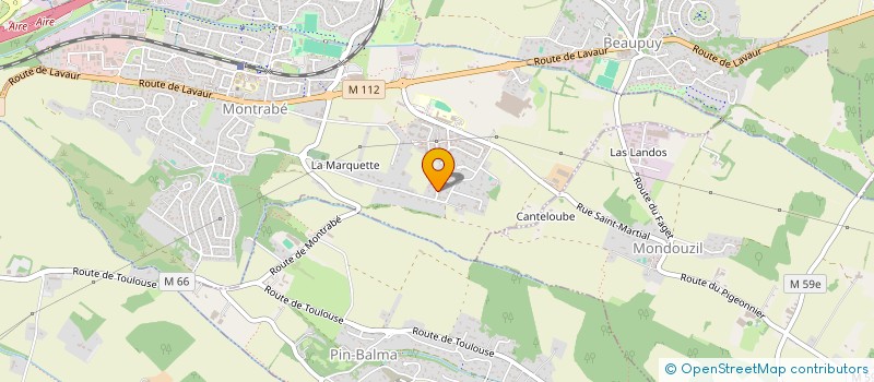 localisation de l'entreprise MADAME VALERIE RENAERD  SAINT-JEAN-LHERM